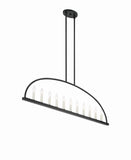 Crystorama Crystorama Abbott 11 Light Black Linear Chandelier
