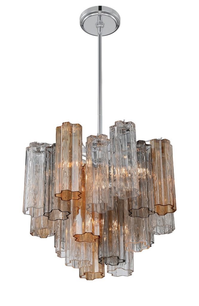 Crystorama Crystorama Addis 4 Light Polished Chrome Chandelier