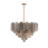 Crystorama Crystorama Addis 16 Light Aged Brass Chandelier