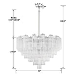 Crystorama Crystorama Addis 16 Light Polished Chrome Chandelier