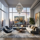 Crystorama Crystorama Addis 20 Light Polished Chrome Chandelier