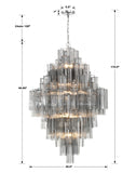 Crystorama Crystorama Addis 20 Light Polished Chrome Chandelier