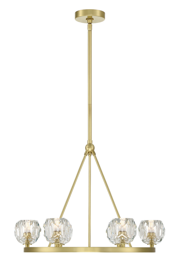Crystorama Crystorama Aragon 6 Light Soft Brass Chandelier