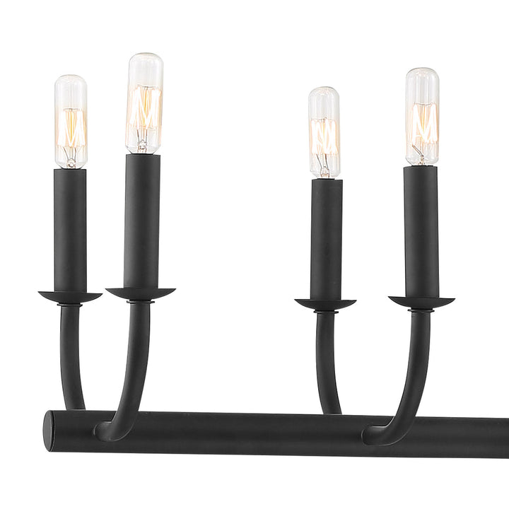 Crystorama Crystorama Bailey 12 Light Matte Black Chandelier