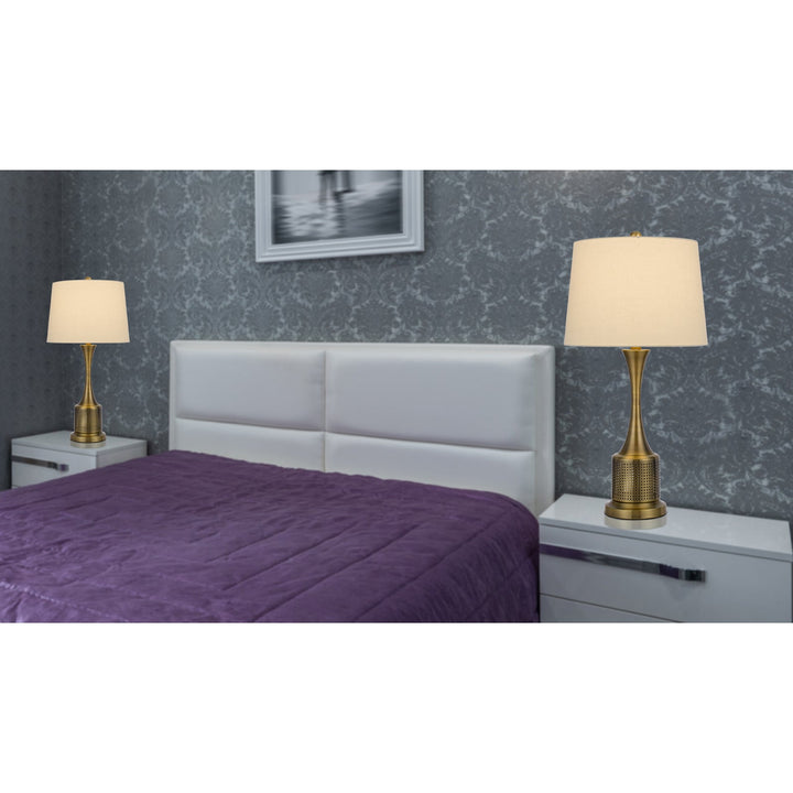 100W TOCCOA METAL TABLE LAMP. PRICED AND SOLD AS PAIRS Cal Lighting