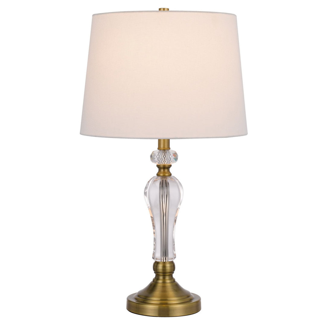 100W EASTHAM CRYSTAL TABLE LAMP - SOLD AND PRICED AS A PAIR Cal Lighting