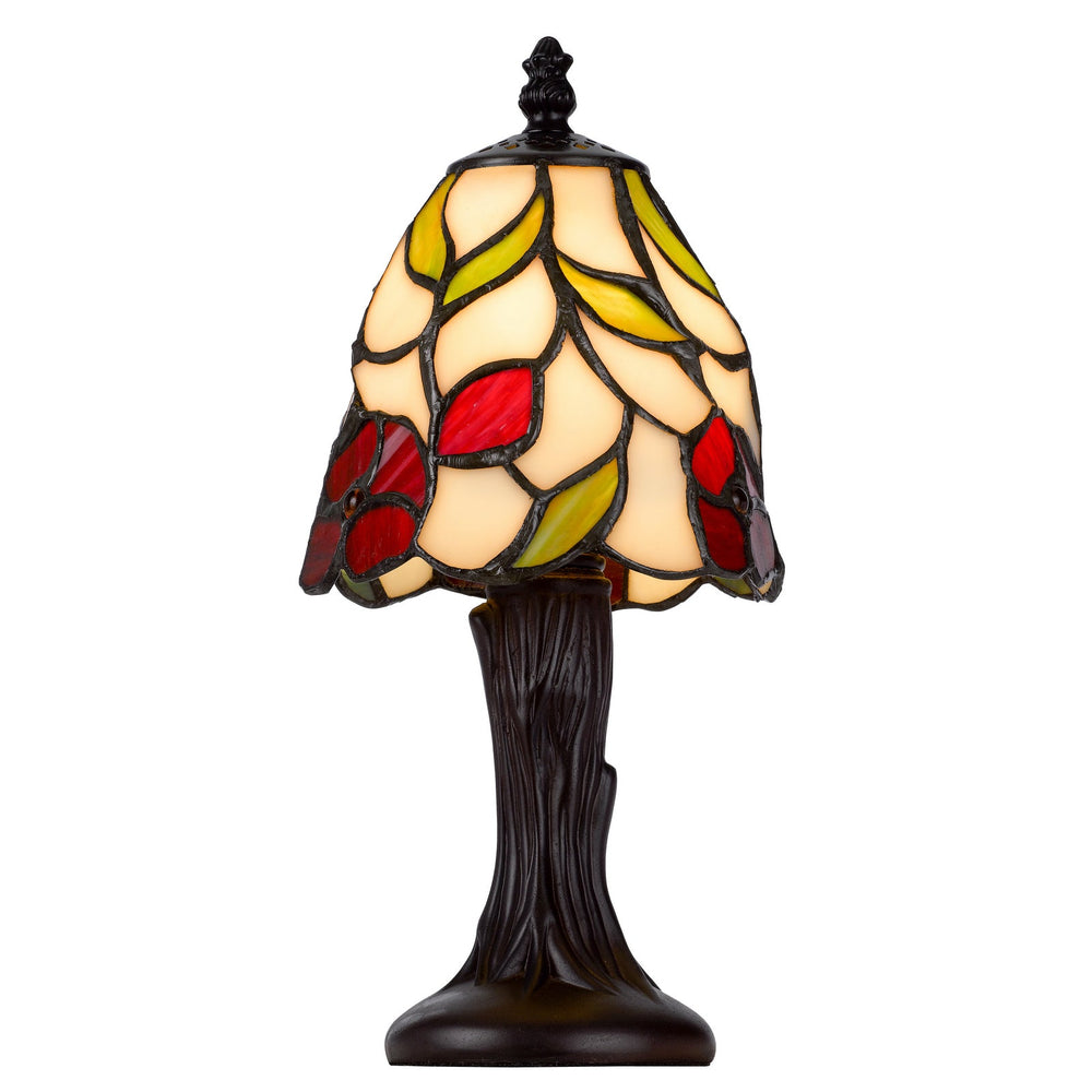 40W METAL/RESIN TIFFANY ACCENT LAMP WITH INLINE SWITCH Cal Lighting