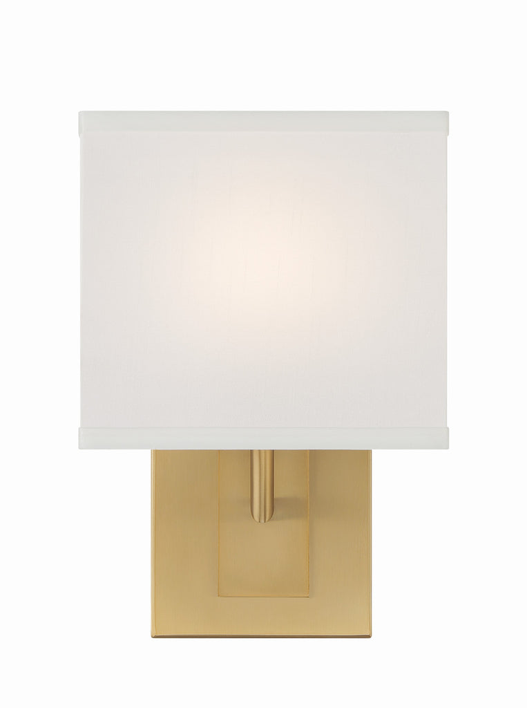Crystorama Crystorama Brent 1 Light Vibrant Gold Sconce