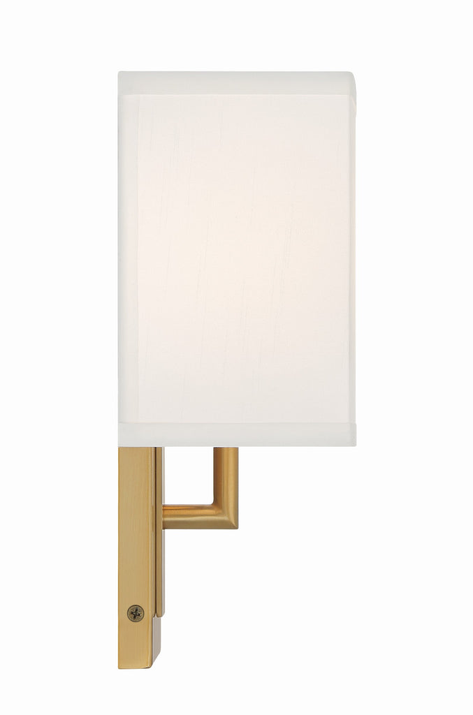 Crystorama Crystorama Brent 1 Light Vibrant Gold Sconce