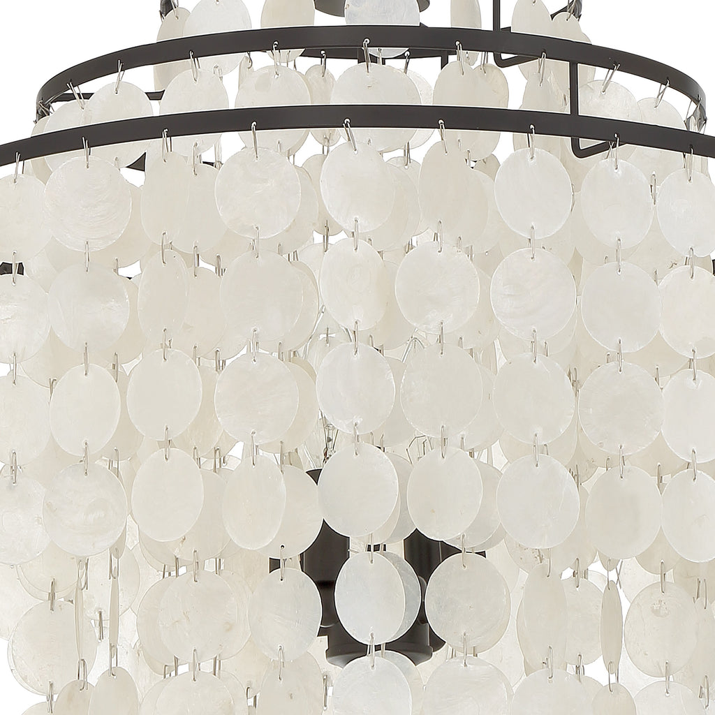 Crystorama Crystorama Brielle 4 Light Dark Bronze Chandelier
