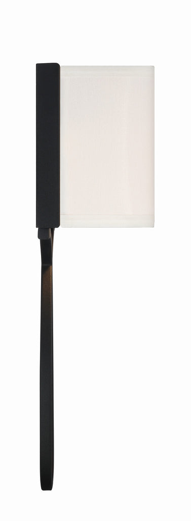 Crystorama Crystorama Brinkley 2 Light Black Forged Sconce