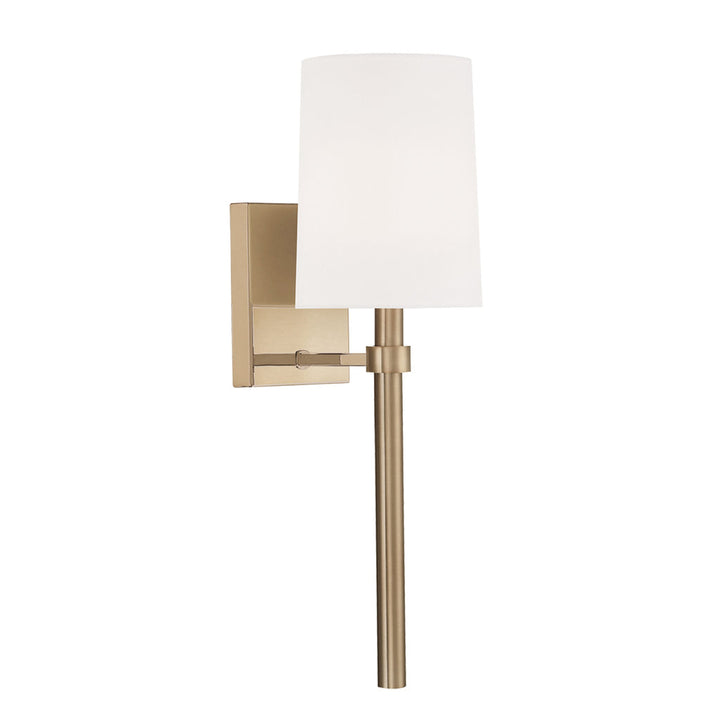 Crystorama Crystorama Bromley 1 Light Polished Nickel Sconce