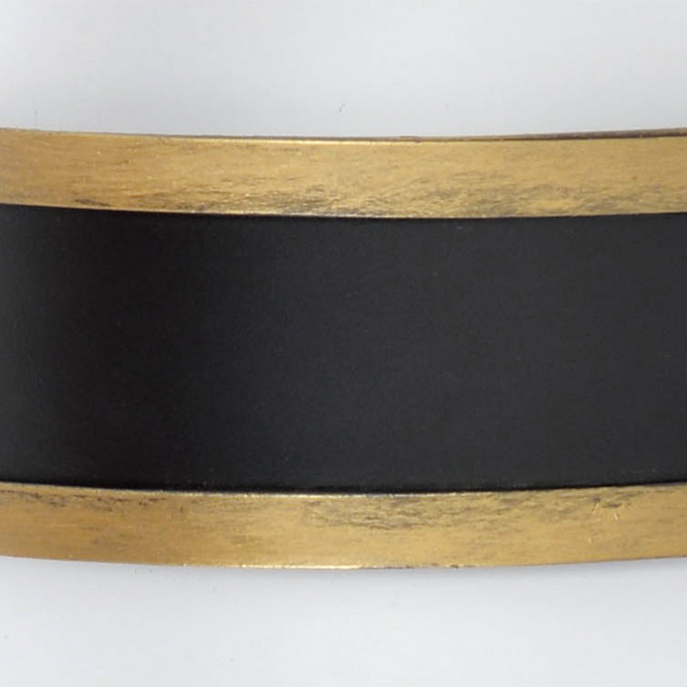 Crystorama Crystorama Brian Patrick Flynn Capsule 1 Light Matte Black + Textured Gold Outdoor Sconce