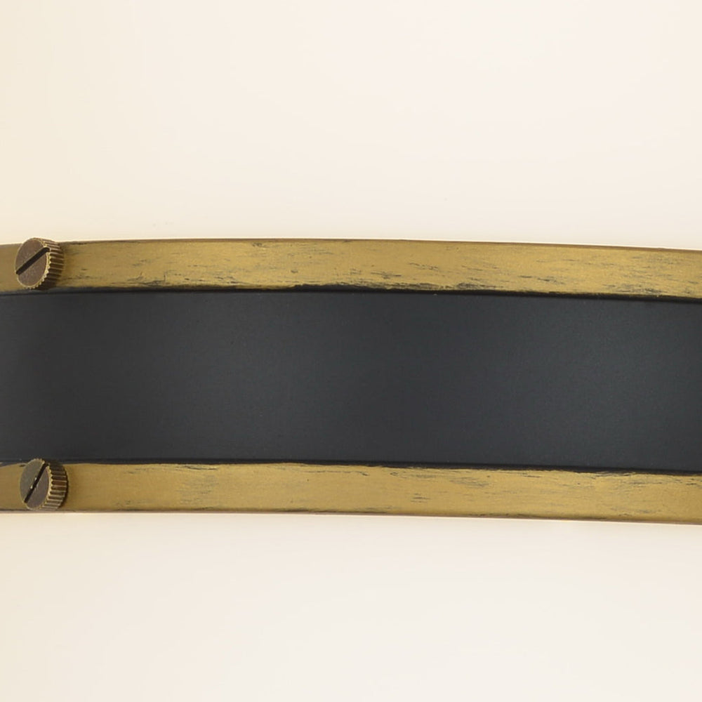 Crystorama Crystorama Brian Patrick Flynn Capsule 2 Light Matte Black + Textured Gold Outdoor Sconce