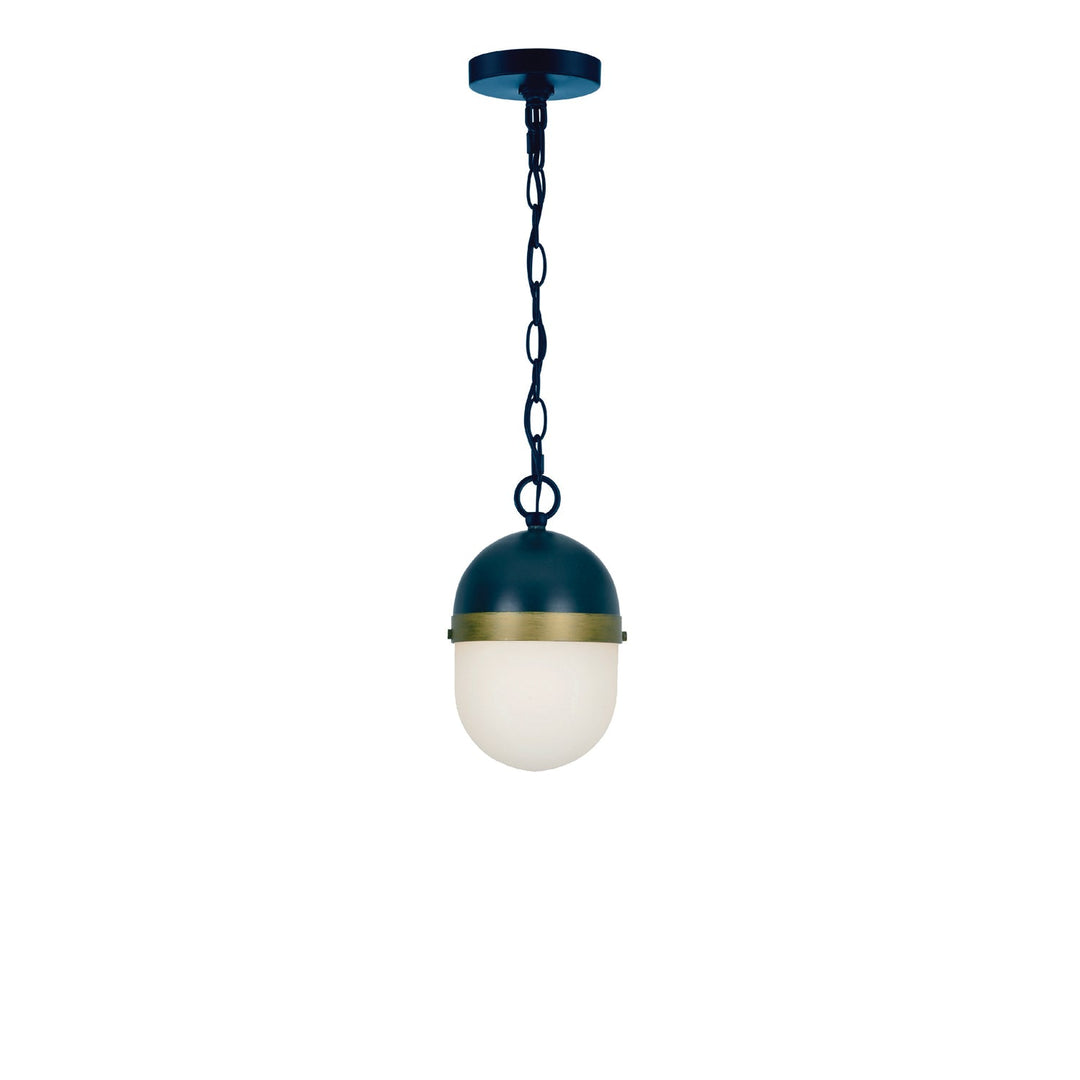 Crystorama Crystorama Brian Patrick Flynn Capsule 3 Light Matte Black + Textured Gold Outdoor Pendant
