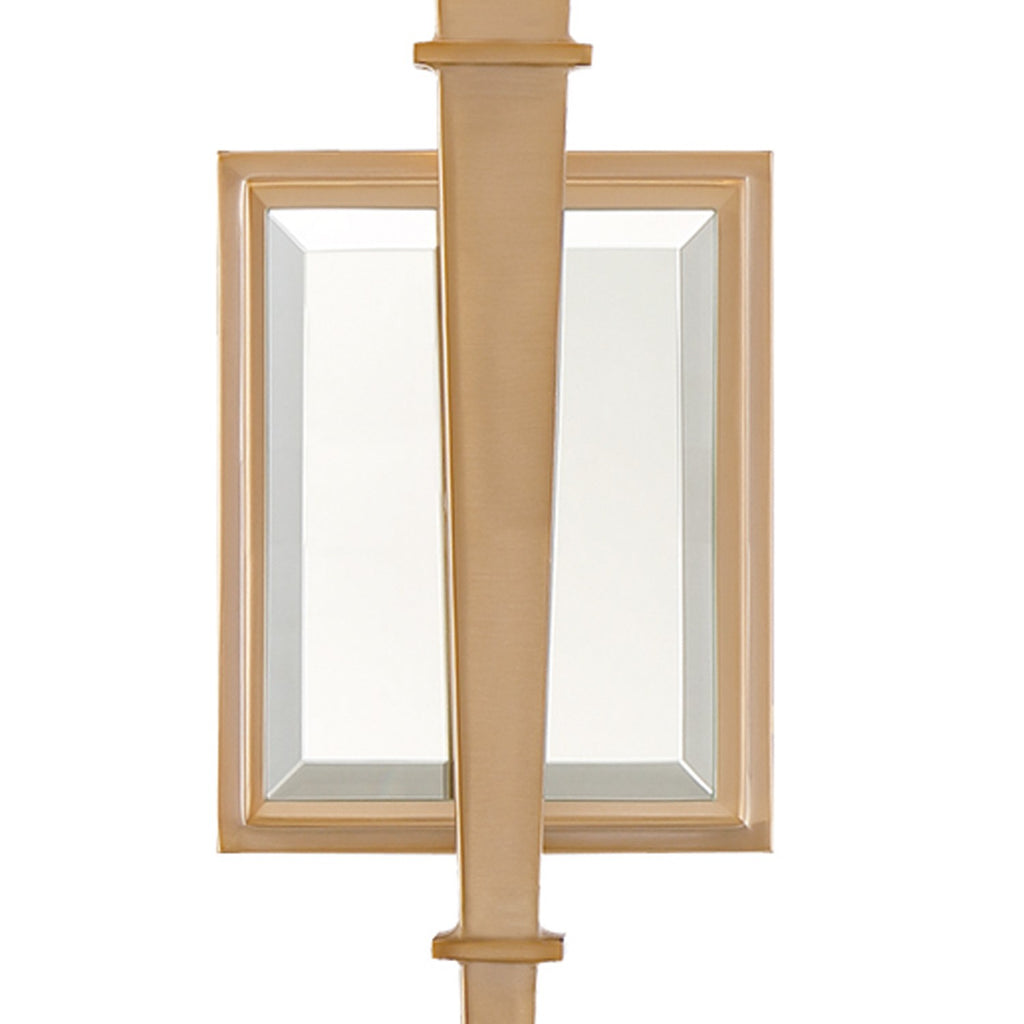 Crystorama Crystorama Clifton 1 Light Aged Brass Sconce