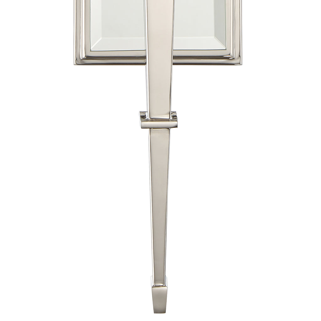 Crystorama Crystorama Clifton 1 Light Polished Nickel Sconce