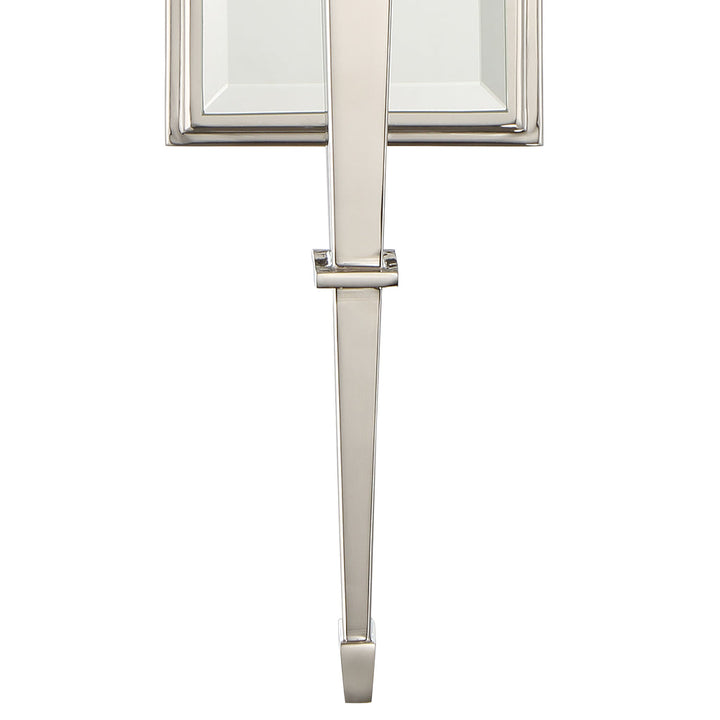 Crystorama Crystorama Clifton 1 Light Polished Nickel Sconce