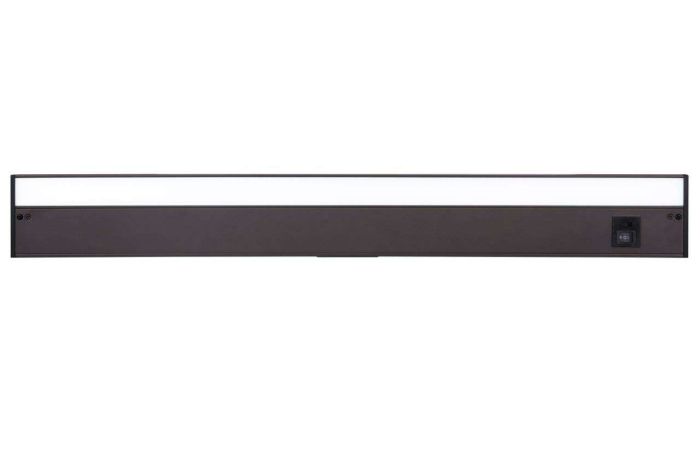 ##Antique Hardware## 30" Under Cabinet LED Light Bar in Bronze (3-in-1 Adjustable Color Temperature)