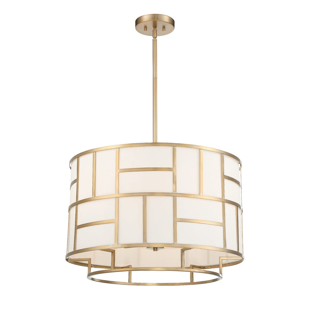 Crystorama Crystorama Libby Langdon Danielson 6 Light Vibrant Gold Chandelier