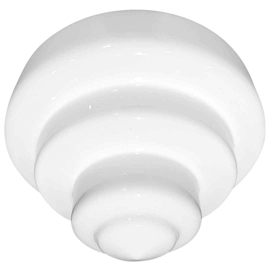 15 1/2 Inch Manhattan Skyscraper Nouveau Style Semi-Flush Mount Light (Black Bronze Finish) COPPER MOUNTAIN HARDWARE