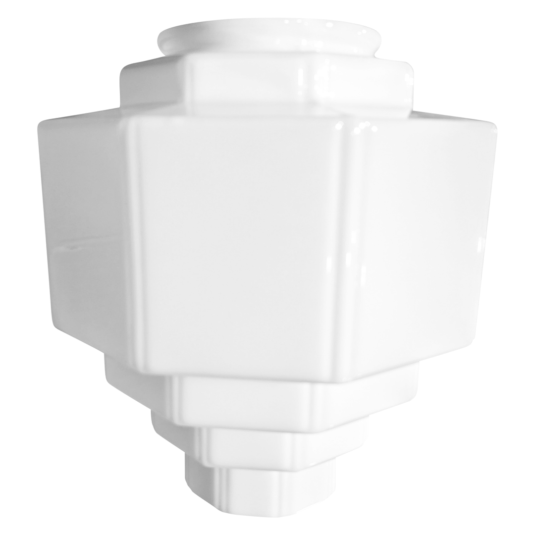 19 1/2 Inch Manhattan Skyscraper Grandeur Style Semi-Flush Mount Light (Black Bronze Finish) COPPER MOUNTAIN HARDWARE