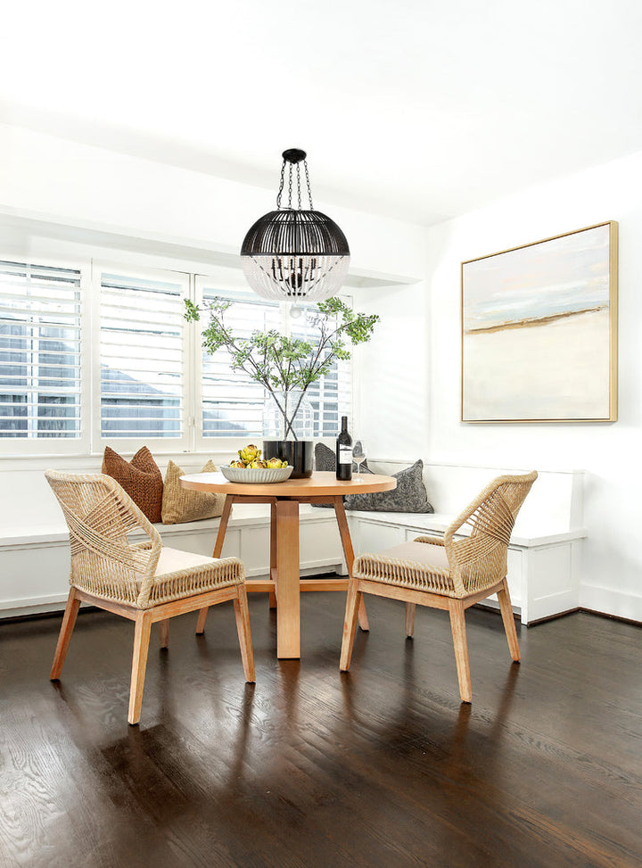 Crystorama Crystorama Duval 6 Light Matte Black Chandelier