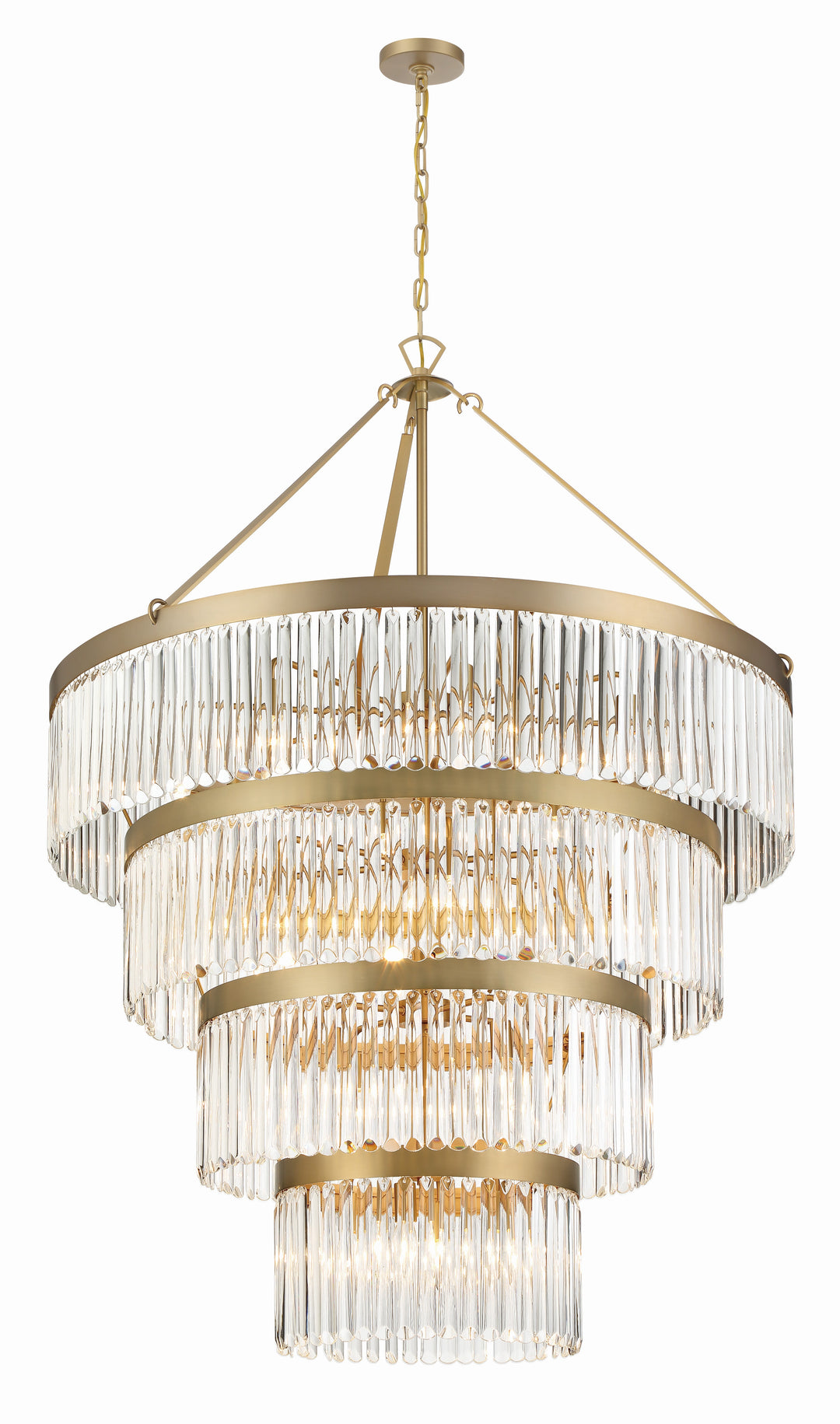 Crystorama Crystorama Emory 22 Light Modern Gold Chandelier