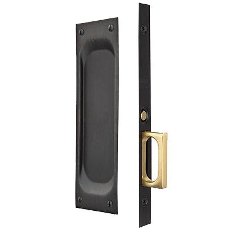 EMTEK Emtek Brass Pocket Door Mortise Modern Rectangular in Several Finishes