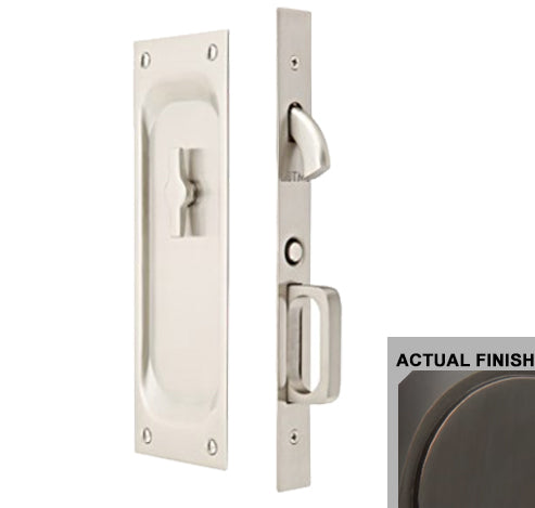 EMTEK Emtek Brass Pocket Door Mortise Modern Rectangular in Several Finishes