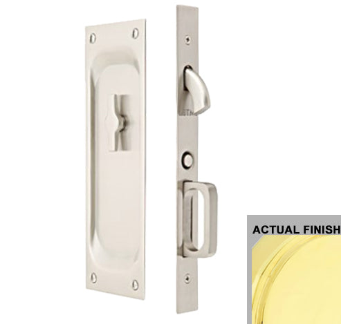 EMTEK Emtek Brass Pocket Door Mortise Modern Rectangular in Several Finishes