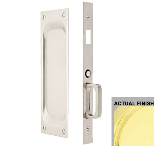 EMTEK Emtek Brass Pocket Door Mortise Modern Rectangular in Several Finishes