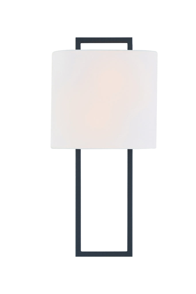 Crystorama Crystorama Fremont 2 Light Black Forged Sconce