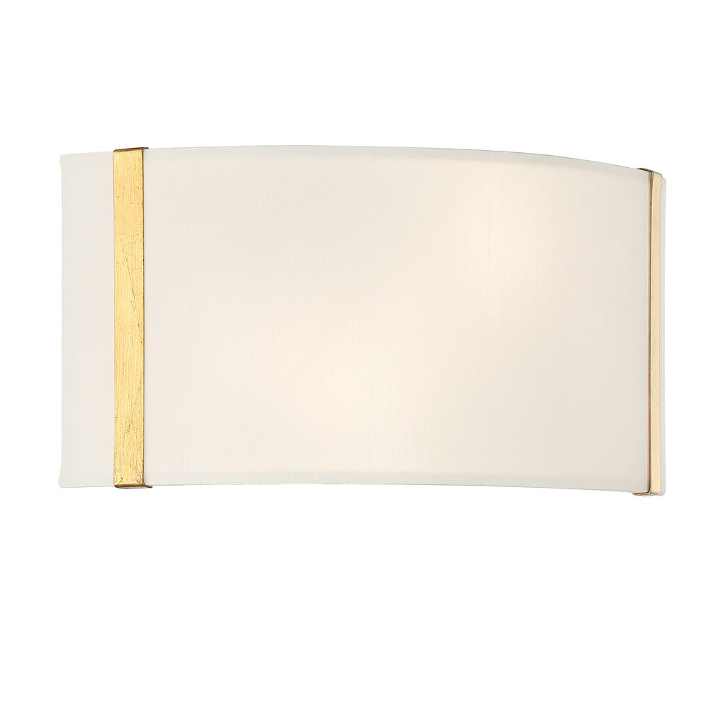 Crystorama Crystorama Fulton 2 Light Antique Gold Sconce