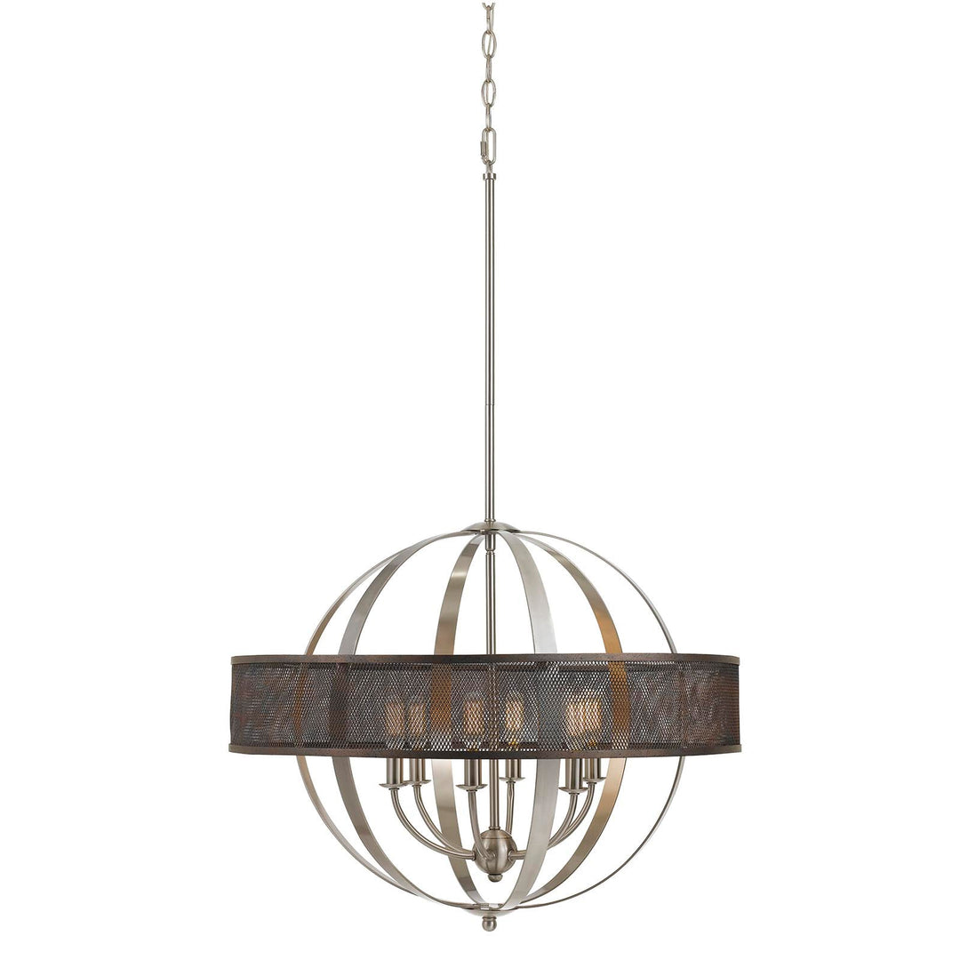 60W X 6 WILLOW CHANDELIER (EDISON BULBS NOT INCLUDED) Cal Lighting