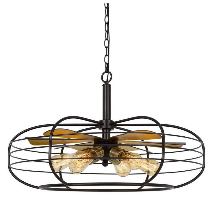 MARGO 60W X 6 METAL CHANDELIER (EDISON BULBS NOT INCLUDED) Cal Lighting
