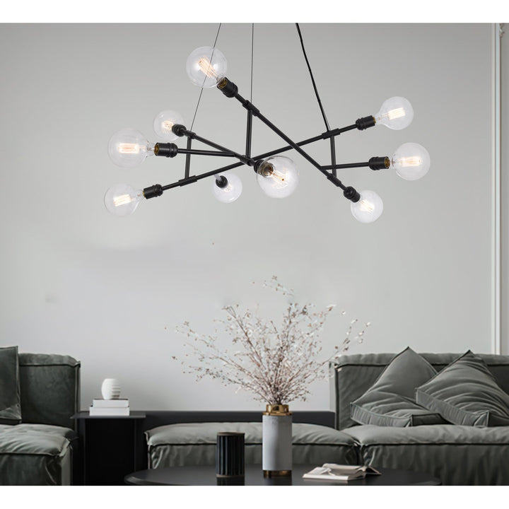 60W X 9 MASSENA METAL CHANDELIER Cal Lighting