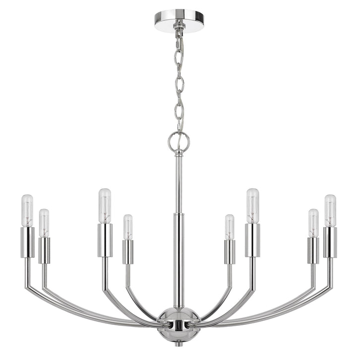 MAXTON 60W X 8 METAL CHANDELIER Cal Lighting
