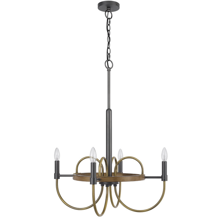SEAGROVE 60W X 4 METAL CHANDELIER Cal Lighting