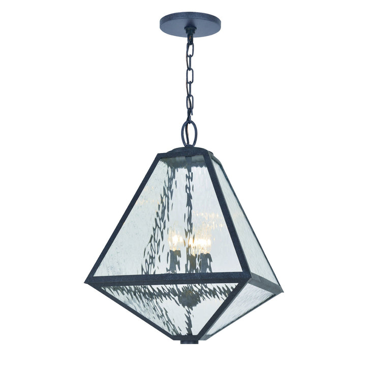 Crystorama Crystorama Brian Patrick Flynn Glacier 3 Light Black Charcoal Outdoor Pendant
