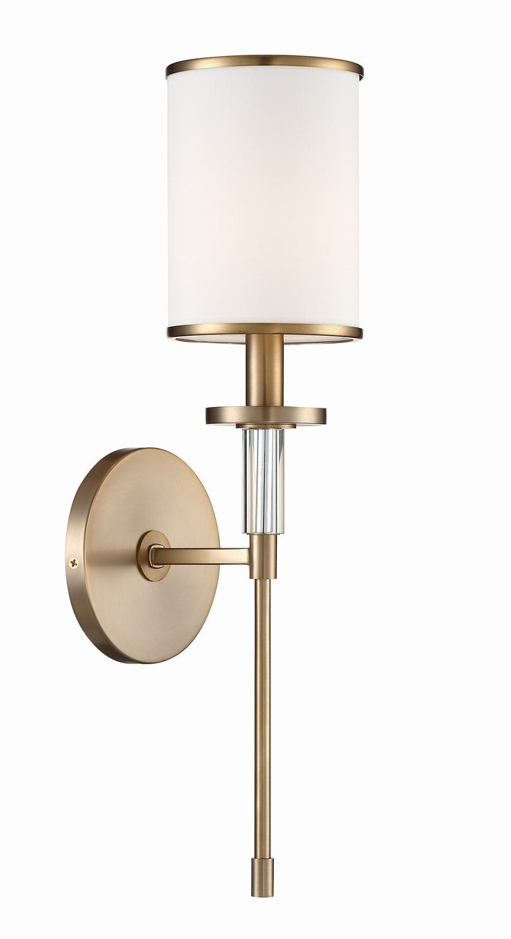 Crystorama Crystorama Hatfield 1 Light Vibrant Gold Sconce