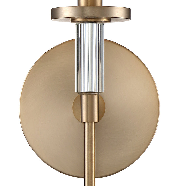 Crystorama Crystorama Hatfield 1 Light Vibrant Gold Sconce