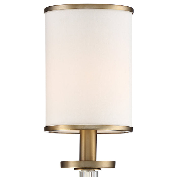 Crystorama Crystorama Hatfield 2 Light Polished Nickel Sconce