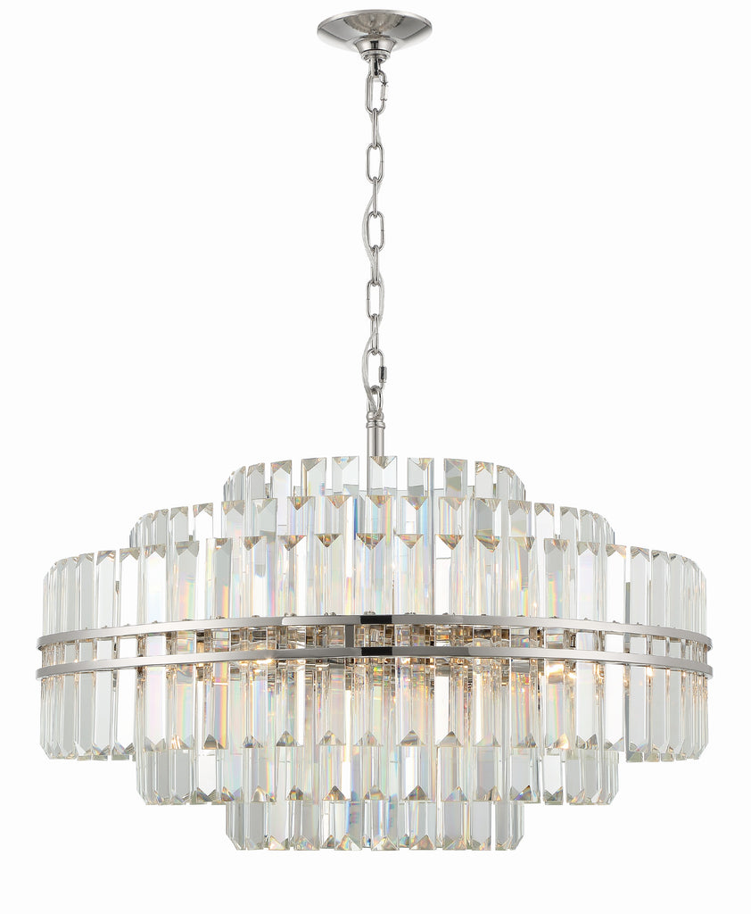 Crystorama Crystorama Hayes 16 Light Polished Nickel Chandelier