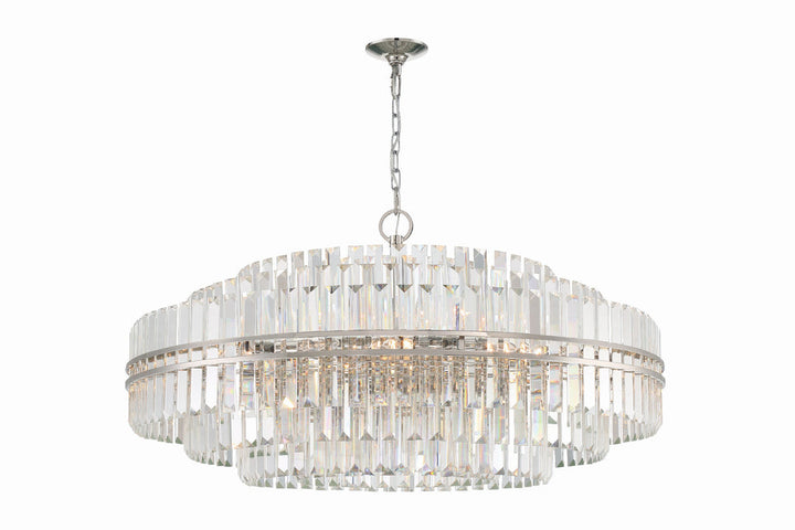 Crystorama Crystorama Hayes 32 Light Polished Nickel Chandelier