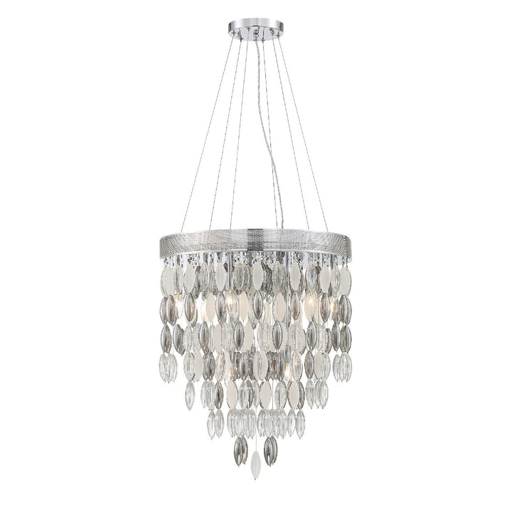 Crystorama Crystorama Hudson 9 Light Polished Chrome Chandelier