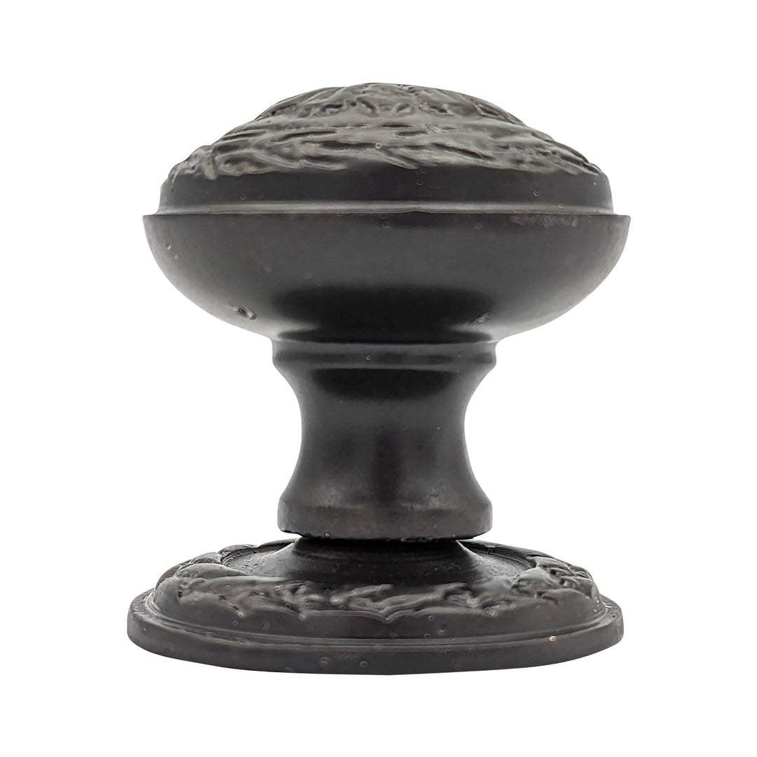 COPPER MOUNTAIN HARDWARE Ornate Floral Round Solid Brass Cabinet & Furniture Knob