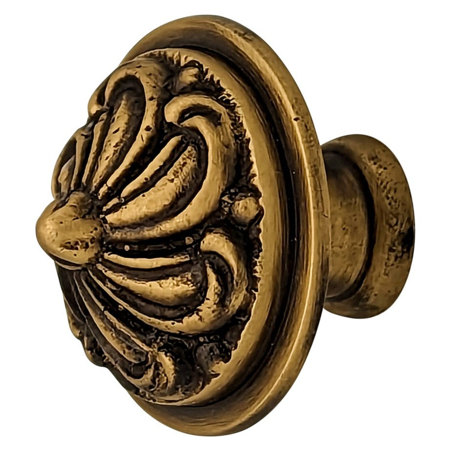 COPPER MOUNTAIN HARDWARE Solid Brass Baroque / Rococo Cabinet & Furniture Knob