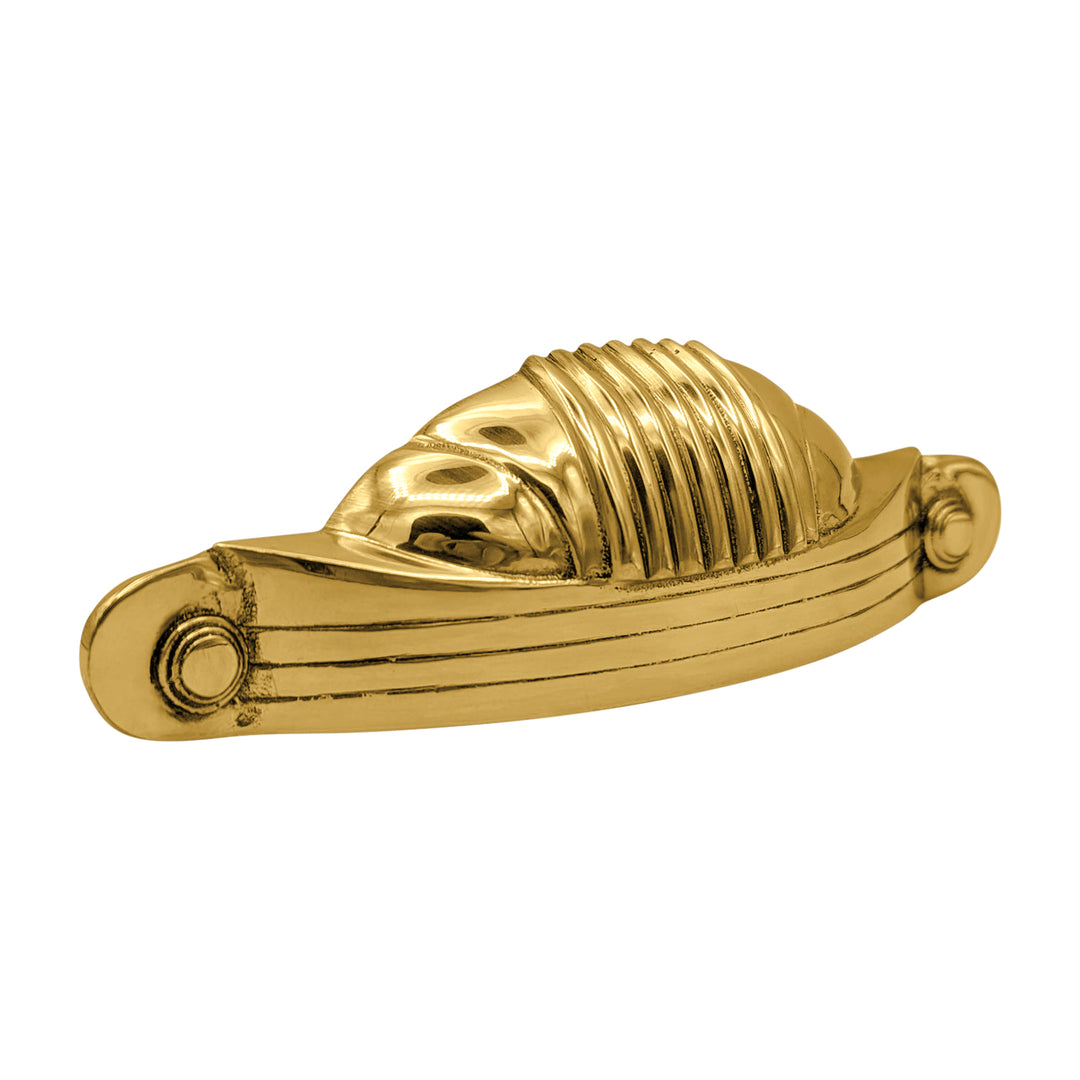 5 Inch Overall (4 Inch c-c) Solid Brass Marquee Pull