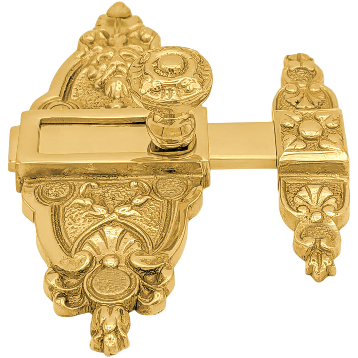 5 1/2 Gargoyle French Door or Cabinet Slide Bolt Latch (Several Finishes Available)